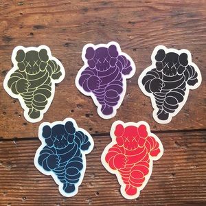 KAWS sticker set